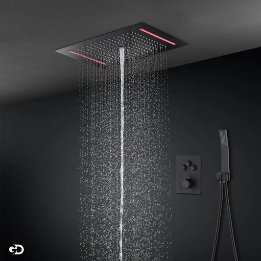 Colonne de Douche Encastrable Plafond LED